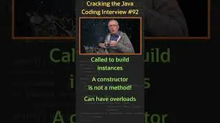 What is a Constructor? - Cracking the Java Coding Interview