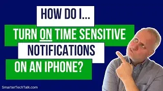 How to Turn On Time Sensitive Notifications on iPhone