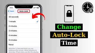 How To Change Screen Auto Lock Time on Any iPhone & iPad | Change Screen Timeout | Screen Time Limit