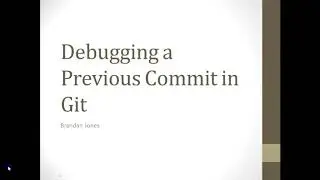 Debugging a Previous Commit in Git/Android Studio