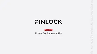 How to adjust the One Component Pins