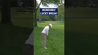 Scottie Scheffler's LUCKIEST break? 😱