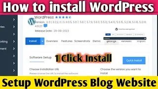 WordPress Installation Step by Step  in Hindi || how to install WordPress || create Blog website