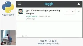 How to train a wacky language model - PyCon SG 2019