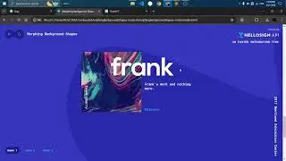 Mesmerizing On-Scroll Morphing Background Shapes | Website Background Effect Demo With Code