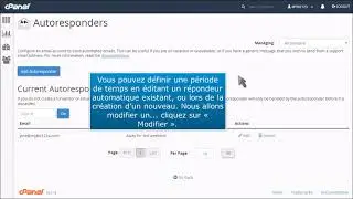 cPanel : comment créer une réponse automatique