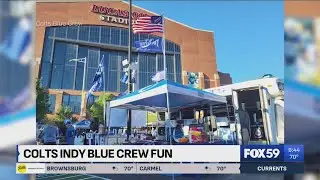 Fun with the Colts Indy Blue Crew