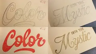 Hand lettering in 3 easy steps (how to start as a beginner)