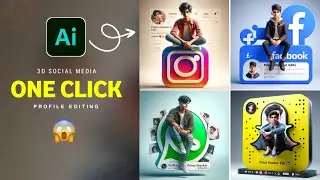 New Trending 3D AI Social Media Profile Name Photo Editing | Viral Photo Editing | Bing Ai Image