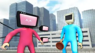 SKIBIDI TOILET BABIES!? TV MAN BABY, CAMERAMAN BABY, TV WOMAN PREGNANT LOVE? - Garry's Mod