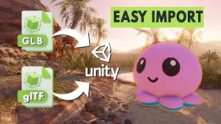 USE GLB & GLTF Format in Unity - How to Import Super Easy