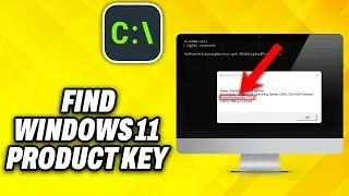 How To Find Windows 11 Product Key using CMD (2024)