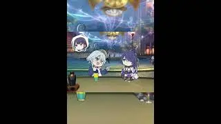 Furina & Yae Miko in Star Rail #原神 #GenshinImpact #furina #yaemiko #acheron #blackswan #sparkle