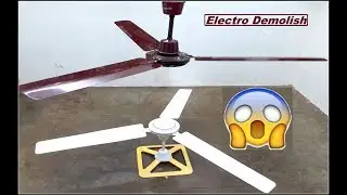 Ceiling Fan Falling on another Ceiling Fan 😨 While Both Spinning in Full Speed