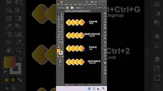 Adobe Illustrator Shortcuts You NEED To Know #shorts