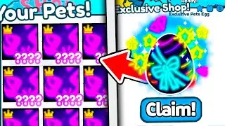 ✨*СПОСОБ* КАК БЕСПЛАТНО ПОЛУЧАТЬ НОВЫЕ EXCLUSIVE NEON EGGS УЖЕ В НОВОМ ОБНОВЛЕНИИ В PET SIMULATOR X!