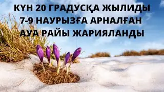 20℃-қа дейін жылиды. Алдағы күндерге 7-9 наурызға арналған ауа райы жарияланды.