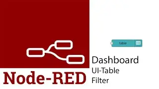 Don't know how to add a Filter to the Node-Red ui-table? WATCH THIS