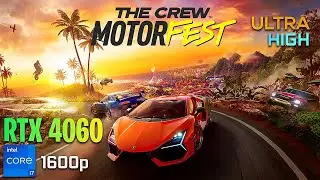 The Crew MotorFest - Ultra + High | RTX 4060 + i7 13700HX | Performance Testing