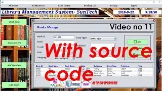 Java Library management system - step by step complete tutorial with source code #11