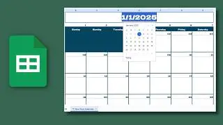 How to Create Your Calendar in a Google Sheet