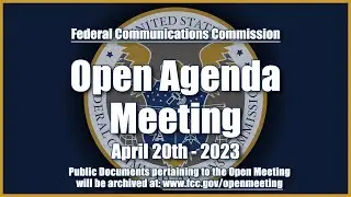 Open Commission Meeting - April 2023