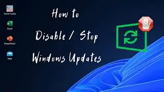 How to disable windows updates Windows 10/11 | stop windows update