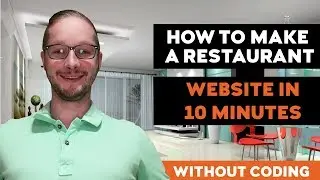 How to make a Restaurant Website in 10 min!