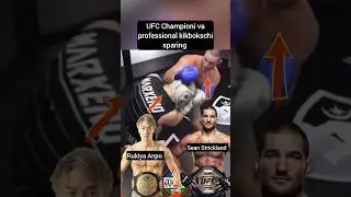 UFC  jangchisi Sean Strickland va professional Kickboxing jangchisi Rukiya Anpo 