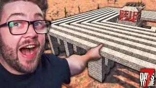 HOW TO BUILD a INSANE HORDE BASE that TRAPS ZOMBIES FOREVER in 7 Days to Die 1.0