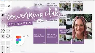 Design some social media templates with me! [Livestream Replay]