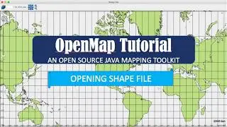 Geographic Information System Openmap Tutorial L1 Opening Shape File in Java using Netbeans