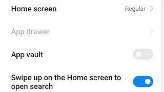 how to disable app drawer in miui 12