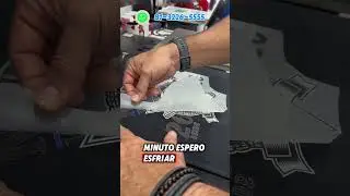 Aplicação de DTF com Ferro de Passar !! 