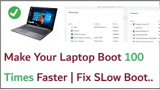 How to Make Your Laptop Boot Faster | Fix Slow Booting on Laptop