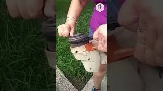How to Use Zip Ties for Weed Wacker #LandscapingTips #LandscapingLife #LandscapingHacks #DIY