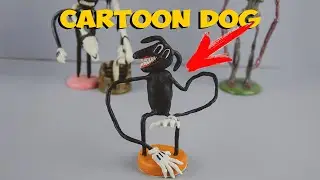 МУЛЬТЯШНЫЙ ПЕС ( CARTOON DOG ) ТВОРЕНИЯ ТРЕВОРА ХЕНДЕРСОНА ИЗ ПЛАСТИЛИНА | ЛЕПИМ ВМЕСТЕ