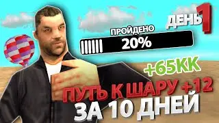 ПУТЬ ДО ШАРА +12 ЗА 10 ДНЕЙ на АРИЗОНА РП #1 - ТОП ЗАРАБОТОК +65КК ЗА ОДИН ДЕНЬ (GTA SAMP)