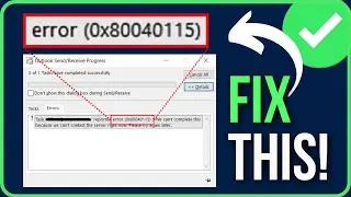 [FIXED] MICROSOFT OUTLOOK ERROR 0X80040115 2024 | How to Fix Error 0x80040115 In Outlook