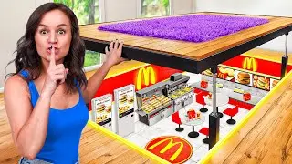 I Built a SECRET McDonald's In My Room!