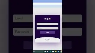 Stylish login/Register form Using HTML CSS With Source Code |