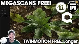 FREE Megascans, Twinmotion Free Period EXTENDED, and more!