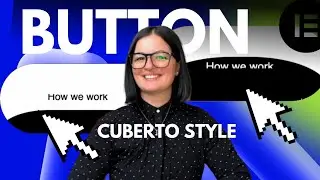 CUBERTO STYLE BUTTON WAVE EFFECT - Elementor Wordpress Tutorial Flex Container