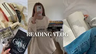 how to get out of a reading slump 📚 tips/tricks & a reading vlog!!