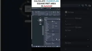 SQUARE FEET AREA in AutoCAD 