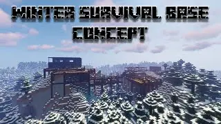 Minecraft Winter Survival Base Concept!