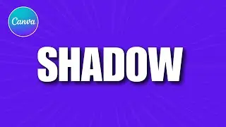 How to create Drop shadow effect in Canva l easy canva
