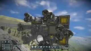 Крутилочный апофеоз. Space engineers.