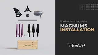 TESUP MAGNUM5 Wind Turbine - Installation Video