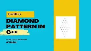 Diamond Structure pattern using C++. || Easiest way to implement.